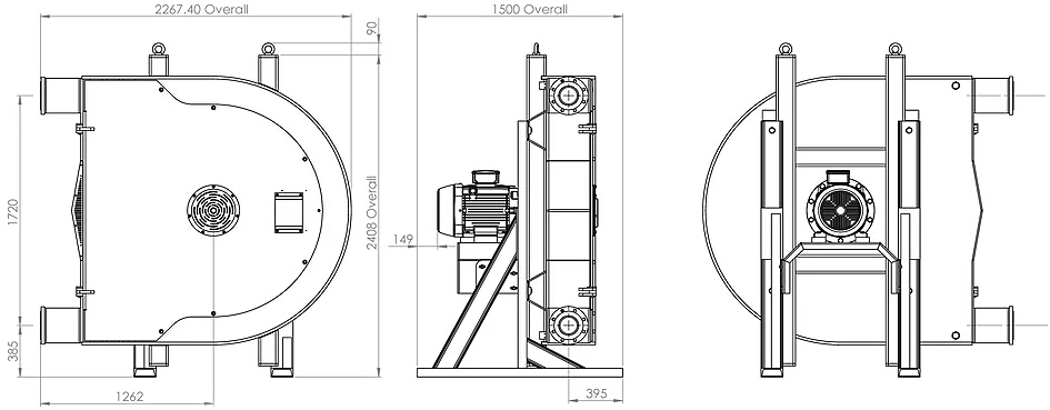 Albin軟管泵ALX150結構圖